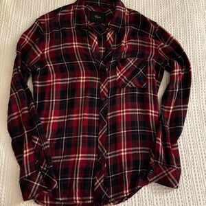 Rails Hunter plaid blouse